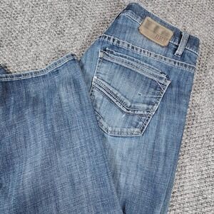 BKE Nolan Straight Leg Jeans Mens Blue Wash Size 32x32 Denim